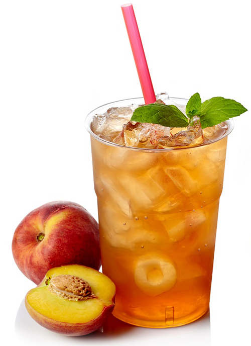 tea peach iced mango mix teas coffees